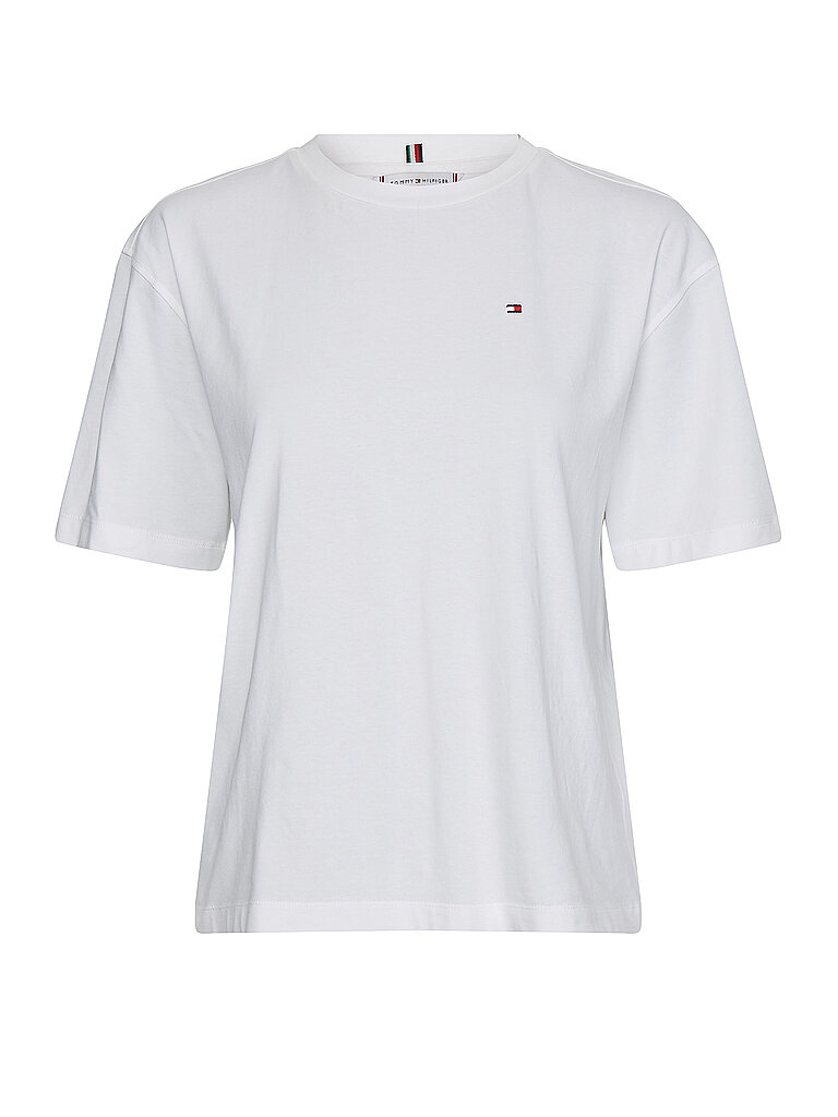 TOMMY HILFIGER T-Shirt Relaxed Fit weiß | S